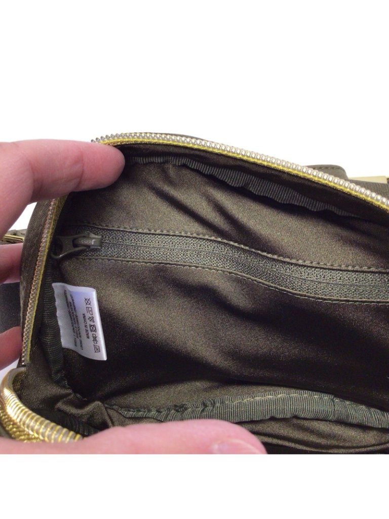 My Sunday Ski Belt Bag Fanny Pack Green Sherpa Gold — image 5 of 8